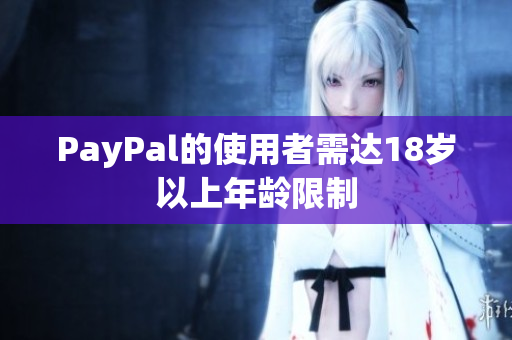 PayPal的使用者需达18岁以上年龄限制