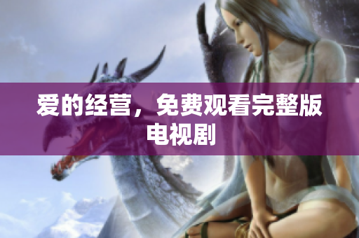 爱的经营，免费观看完整版电视剧
