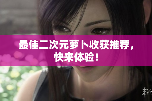 最佳二次元萝卜收获推荐，快来体验！