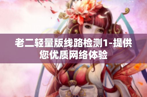 老二轻量版线路检测1-提供您优质网络体验