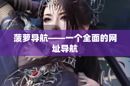 菠萝导航——一个全面的网址导航