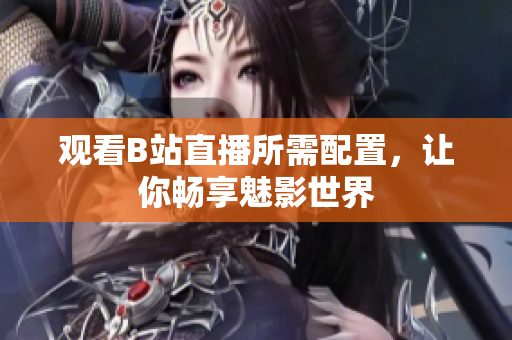观看B站直播所需配置，让你畅享魅影世界