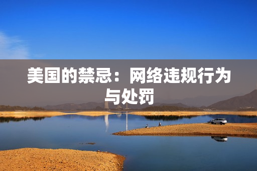 美国的禁忌：网络违规行为与处罚