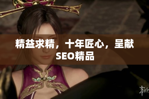 精益求精，十年匠心，呈献SEO精品