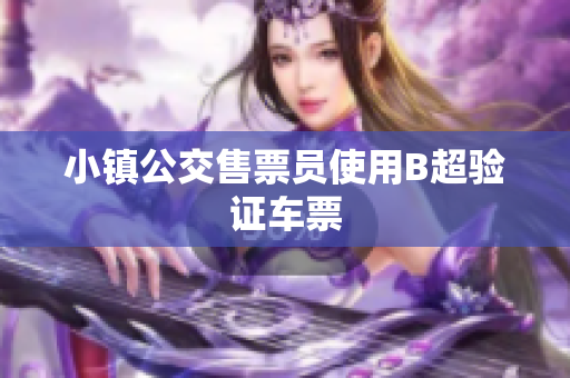 小镇公交售票员使用B超验证车票