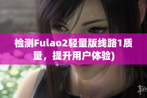 检测Fulao2轻量版线路1质量，提升用户体验)