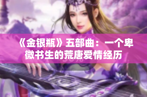 《金银瓶》五部曲：一个卑微书生的荒唐爱情经历