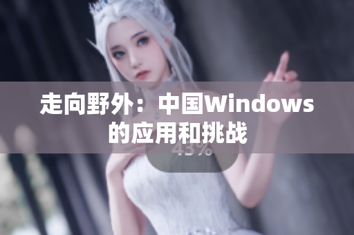 走向野外：中国Windows的应用和挑战