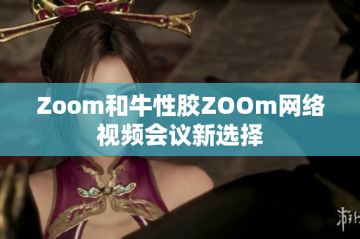 Zoom和牛性胶ZOOm网络视频会议新选择