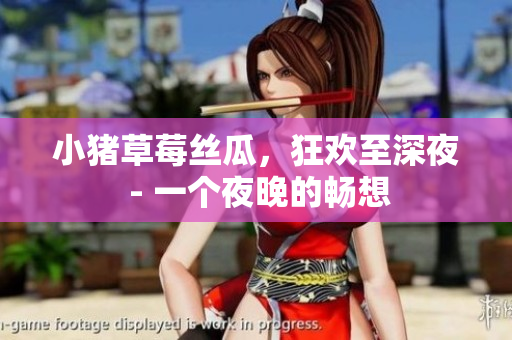 小猪草莓丝瓜，狂欢至深夜 - 一个夜晚的畅想