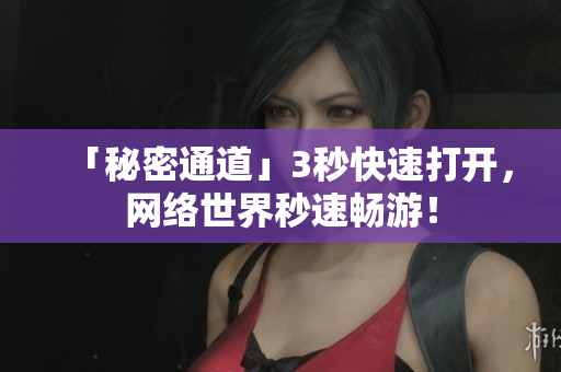 「秘密通道」3秒快速打开，网络世界秒速畅游！