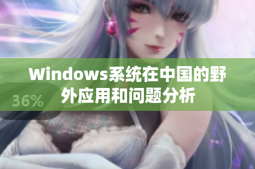 Windows系统在中国的野外应用和问题分析