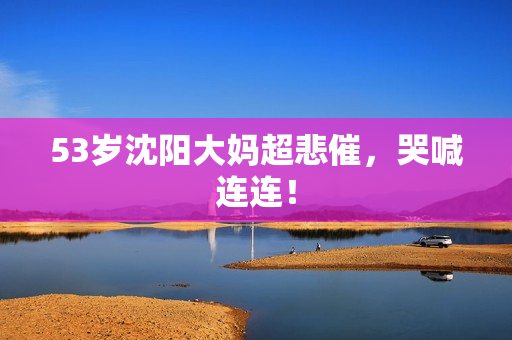 53岁沈阳大妈超悲催，哭喊连连！