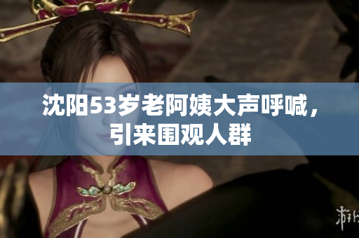 沈阳53岁老阿姨大声呼喊，引来围观人群